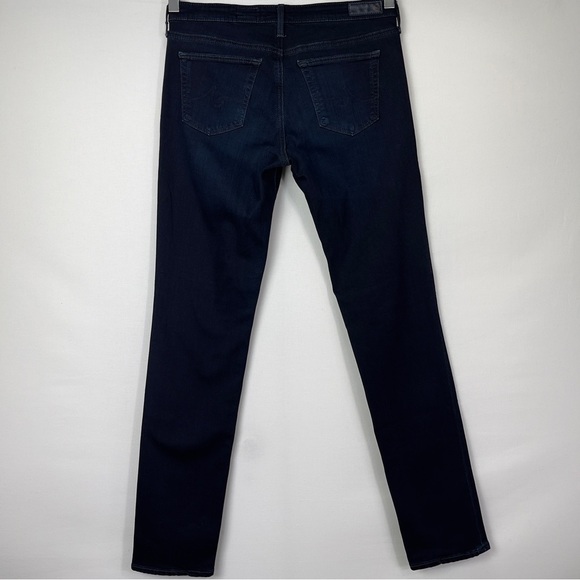 Ag Adriano Goldschmied The Stilt Cigarette Leg Jean in Dark Indigo Size 28 R - Picture 3 of 10
